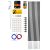 Kit recinto elettrico per animali domestici e giardino M35 a corrente 230V